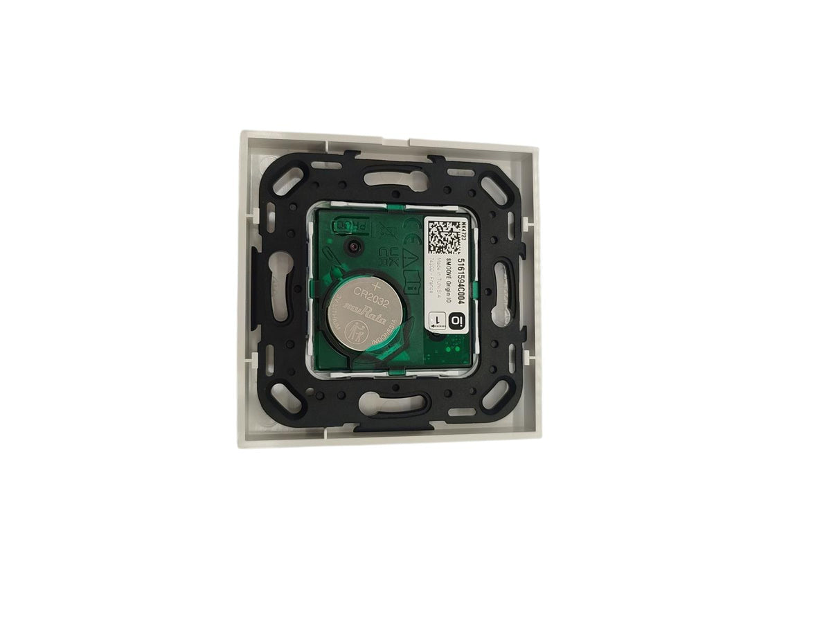 Somfy Smoove Origin Io – 2-Wege-Drucktaster, weiß, AUF/AUS