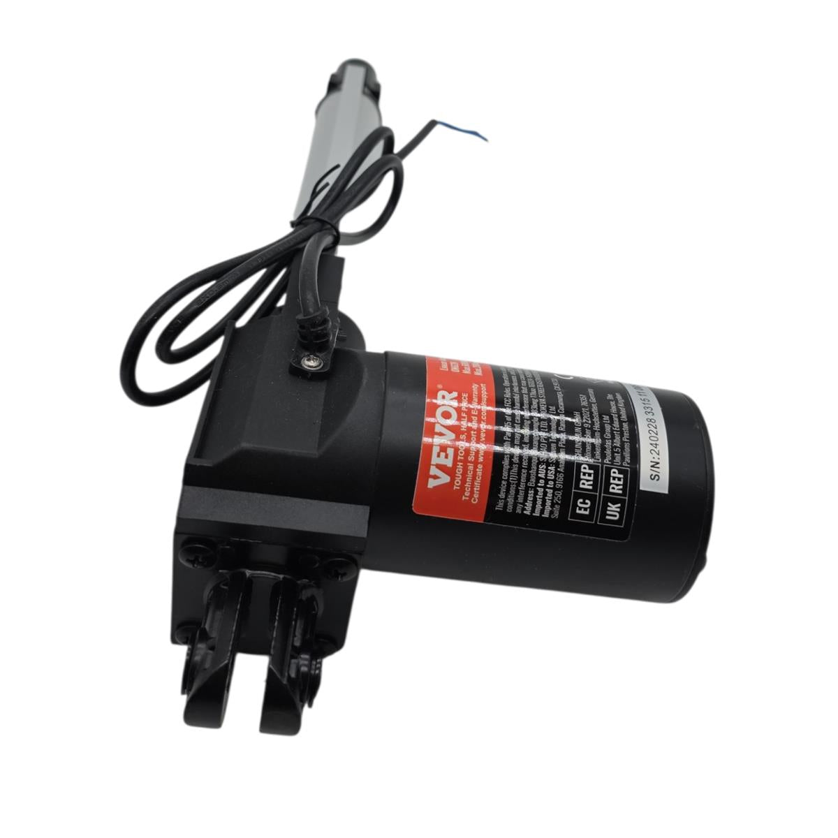 VEVOR 6000N Linearantrieb DC 12V IP44 Elektrischer Linearmotor 200mm Hub, 50dB