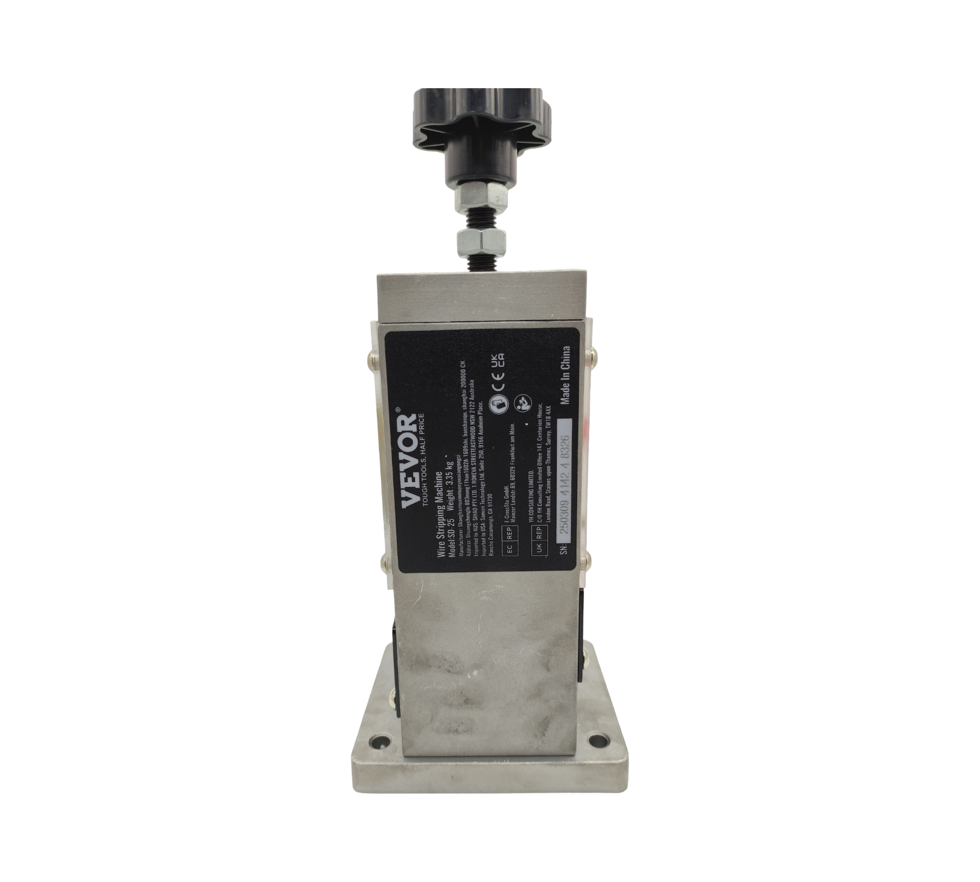 VEVOR Kabelschälmaschine 1,5–25 mm manuell oder Bohrmaschinenbetrieb