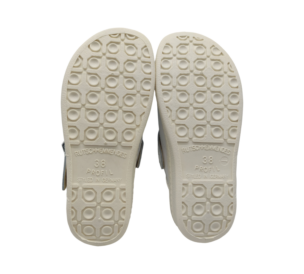 Abeba Clog 7021-38 Berufsschuh Glattleder weiß Größe 38