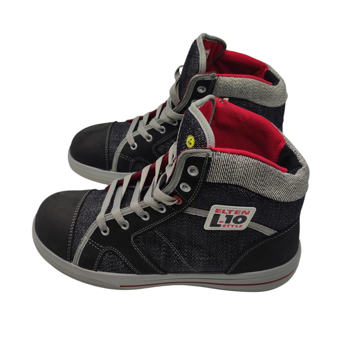 ELTEN SENSATION Mid Sicherheitsschuhe ESD S2 Herren Gr. 43 Schwarz