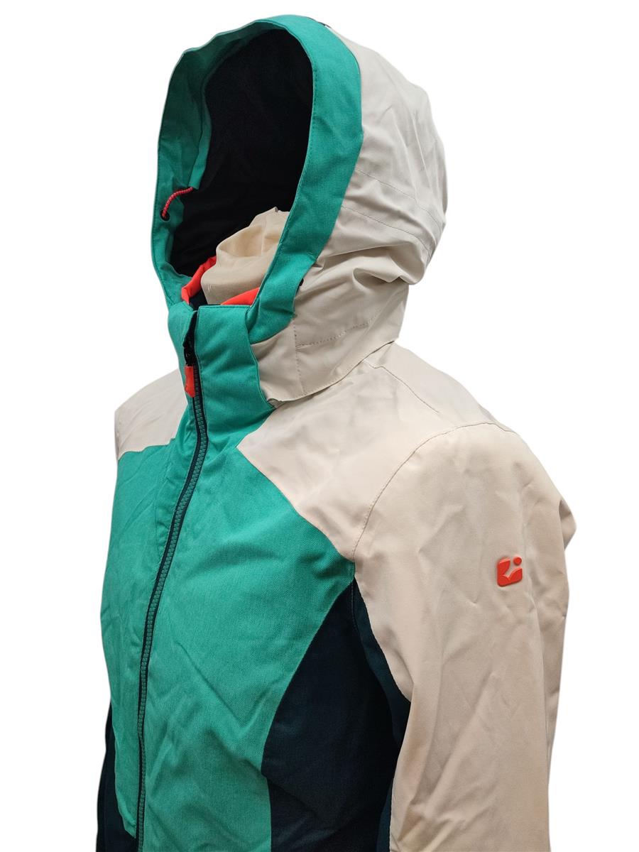 Killtec Damen Skijacke mit Kapuze Schneegürtel 36 Aqua