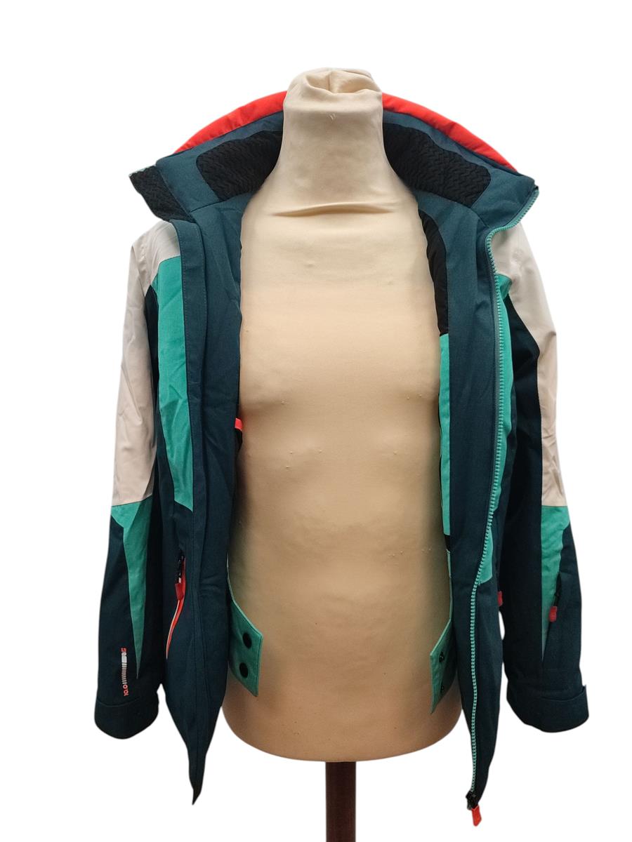 Killtec Damen Skijacke mit Kapuze Schneegürtel 36 Aqua