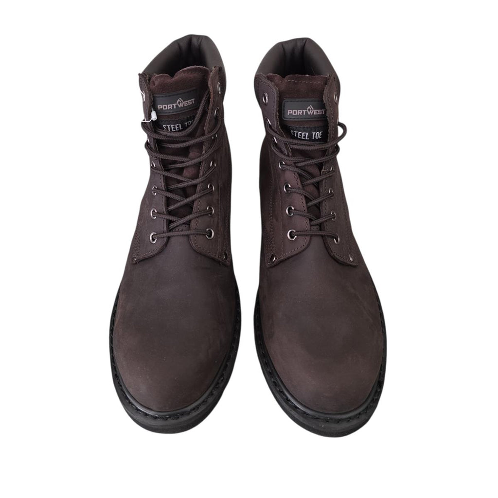 Portwest bequeme strapazierfähige Stiefel braun Größe 45