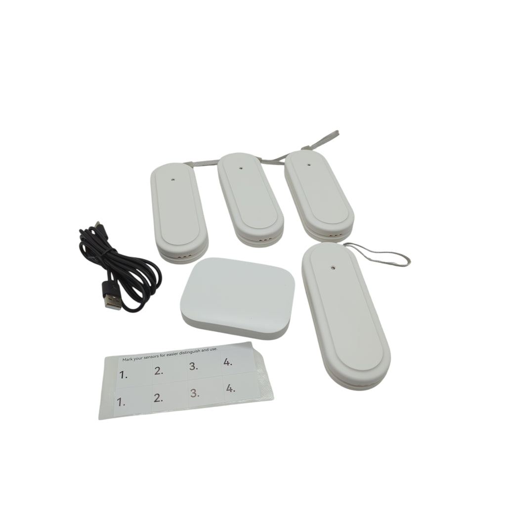 Onherm WiFi Thermo Hygrometer 4 Raum Hub Mini IP65 Luftfeuchtigkeit