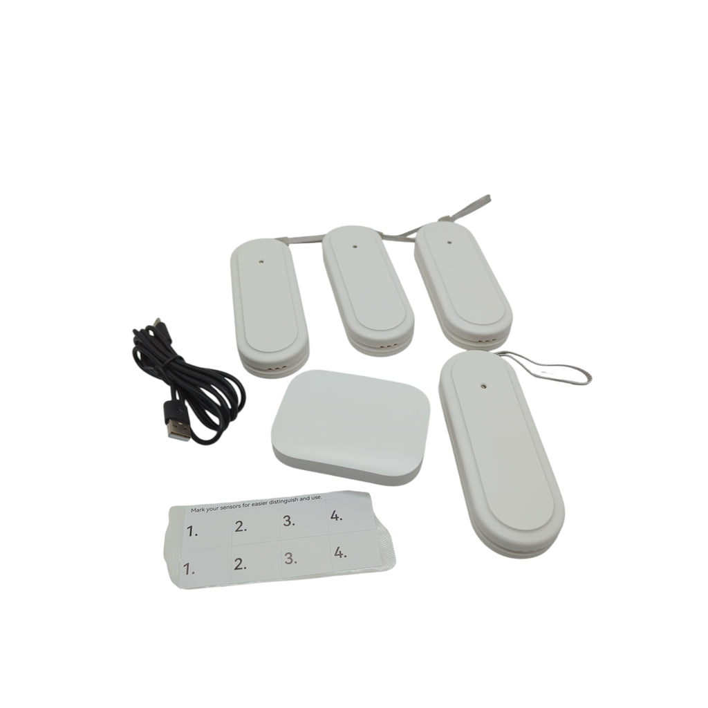 Onherm WiFi Thermo Hygrometer 4 Raum Hub Mini IP65 Luftfeuchtigkeit