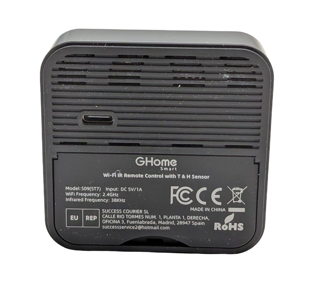 GHome Smart WLAN Thermometer Hygrometer Infrarot Fernbedienung