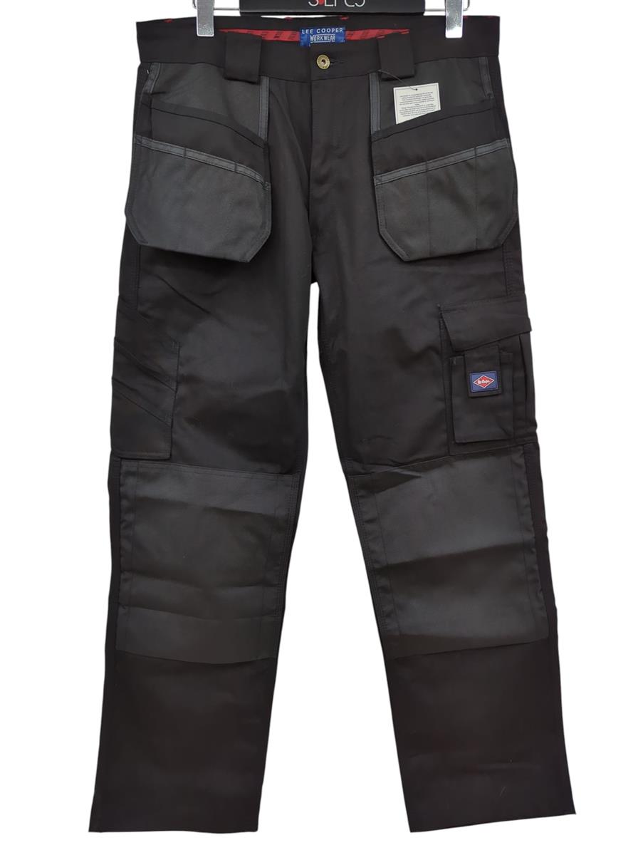 Lee Cooper LCPNT216 Herren-Arbeitshose schwarz, 34W/33L