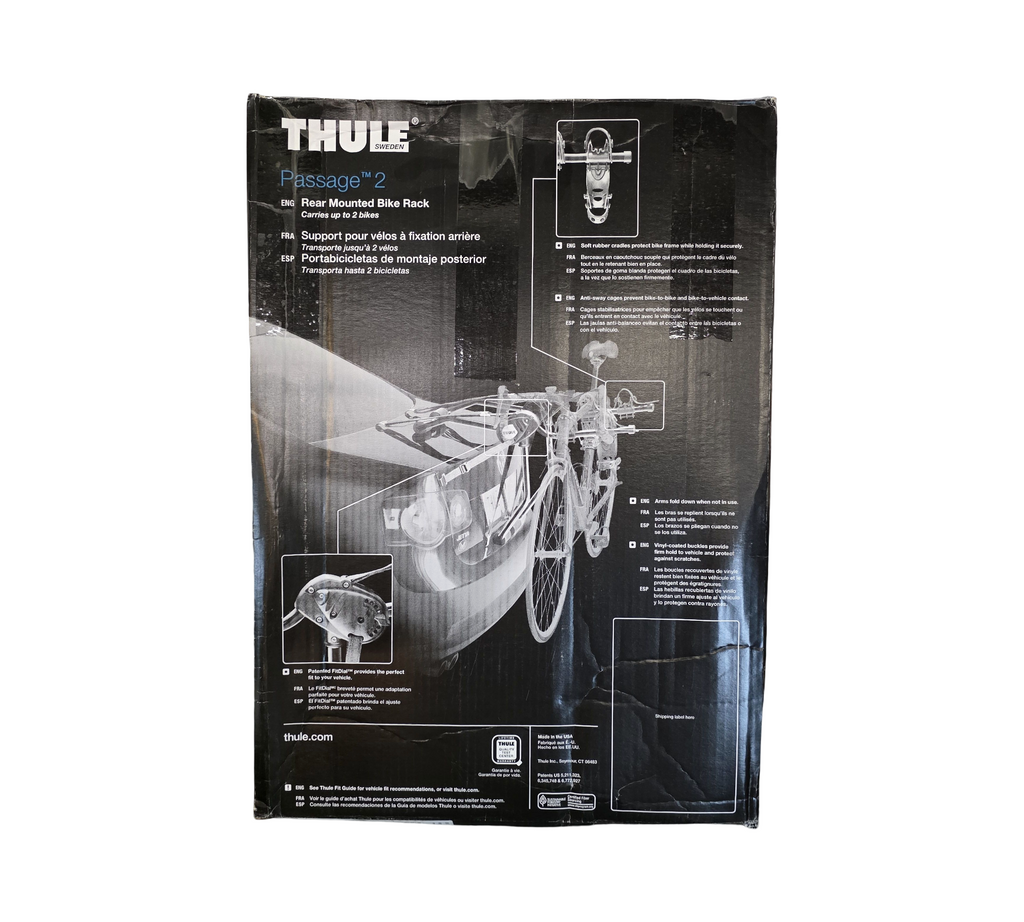Thule 910XT Passage 2 Fahrrad-Kofferraumträger schwarz
