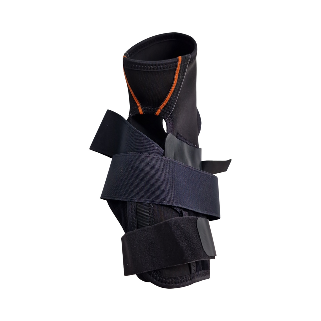 ROTEN Malleofit81 Sprunggelenkbandage AirX-Gewebe elastische 8-Tiranten Spiralstäbe Größe L
