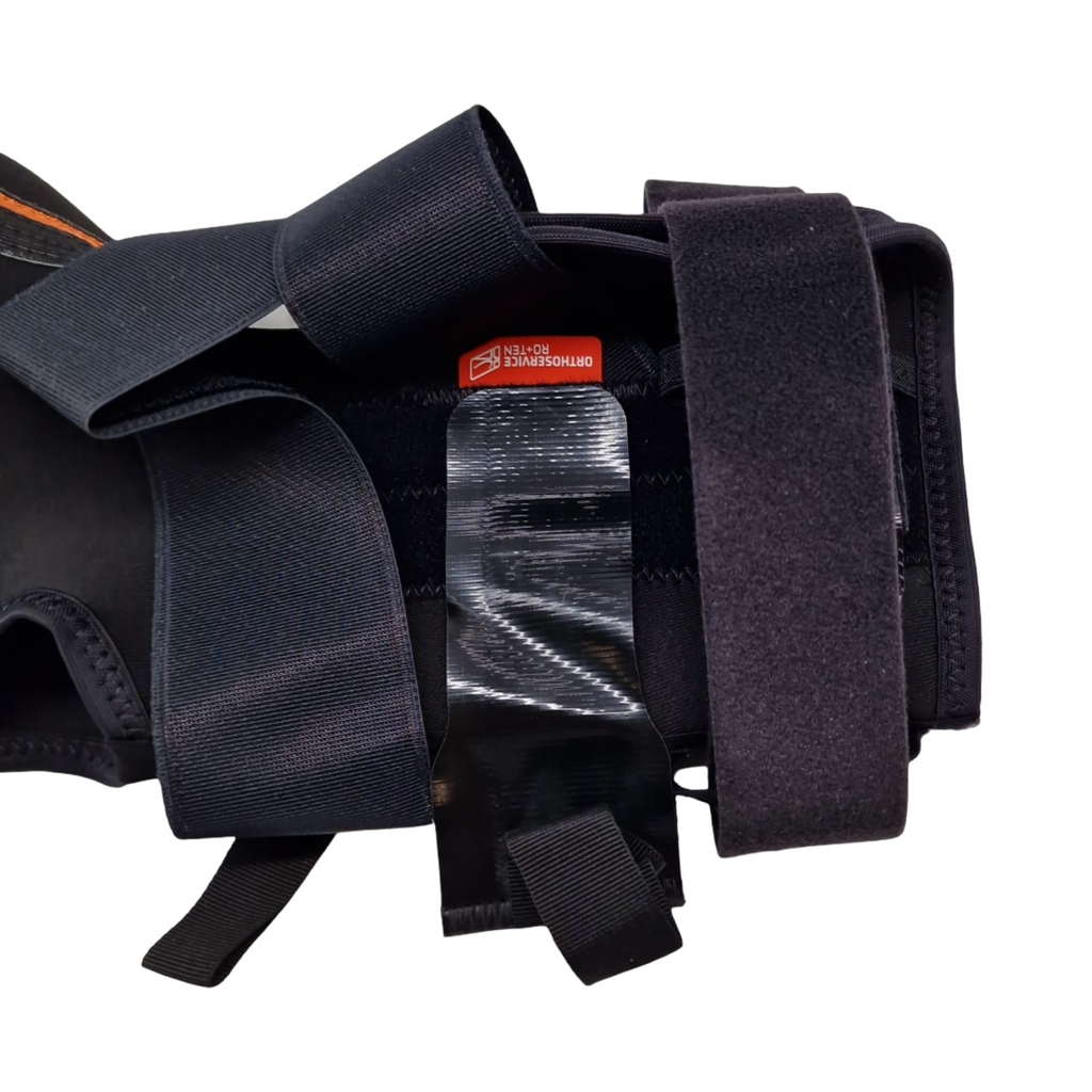 ROTEN Malleofit81 Sprunggelenkbandage AirX-Gewebe elastische 8-Tiranten Spiralstäbe Größe L