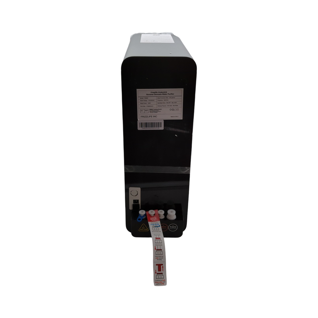 Frizzlife PD800-TAM4 Umkehrosmoseanlage Untertisch Entkalkungsanlage Alkalische Trinkwasserfilter 800 GPD