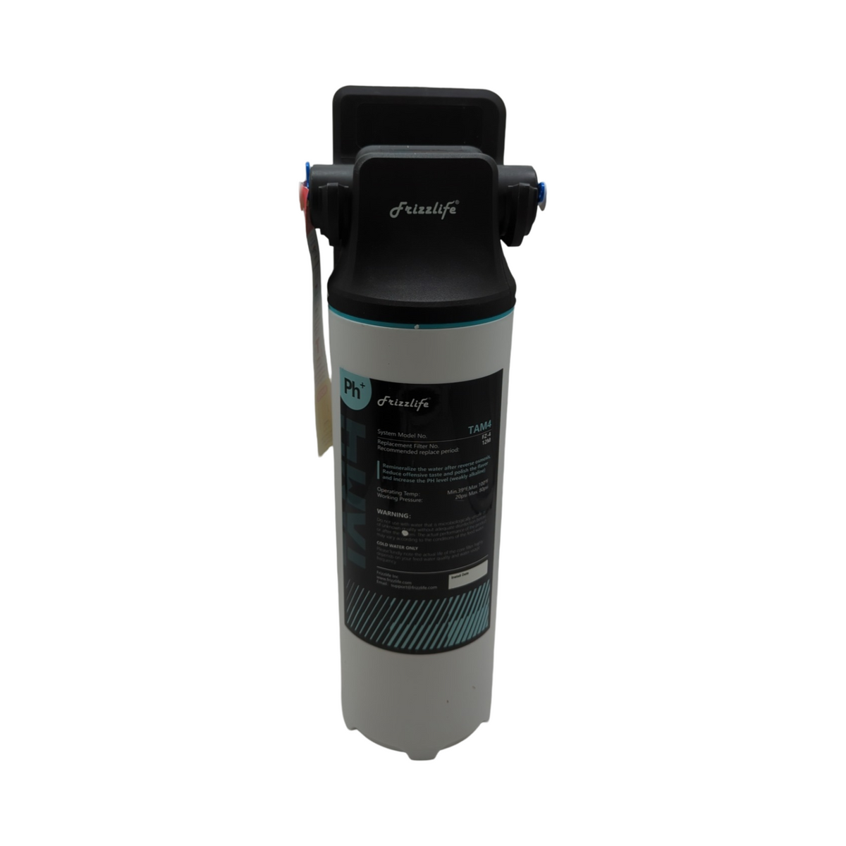 Frizzlife PD800-TAM4 Umkehrosmoseanlage Untertisch Entkalkungsanlage Alkalische Trinkwasserfilter 800 GPD