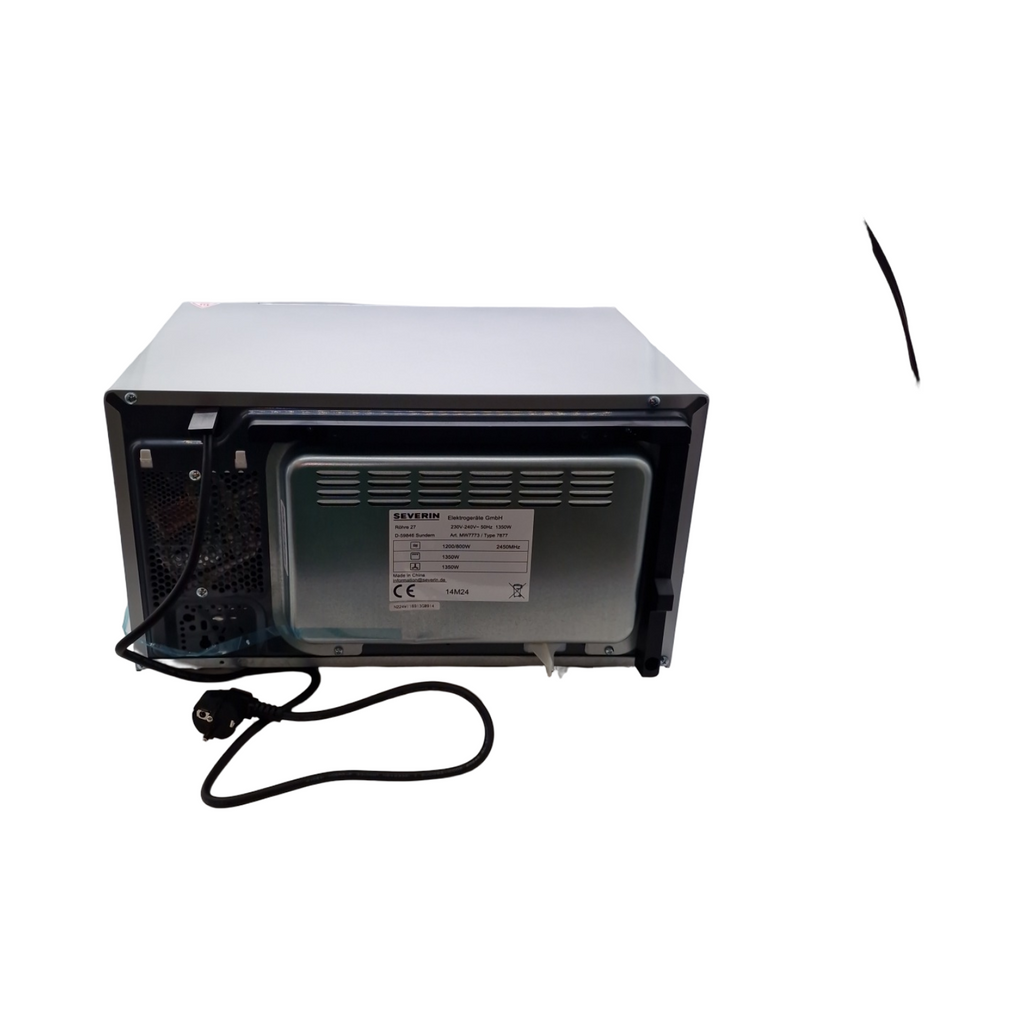 SEVERIN 3in1 Mikrowelle Minibackofen Grill Heißluftfunktion 10 Stufen Drehteller