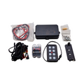 Geloo 8 Gang Schaltpanel Kit Universal dimmbar Touch RGB Sieben Farben 12V 24V