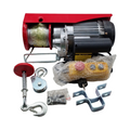 TEENO Elektrische Seilwinde 400kg 800kg 20m Seilzug Kupfermotor 1450W Hubgeschwindigkeit Hebezug