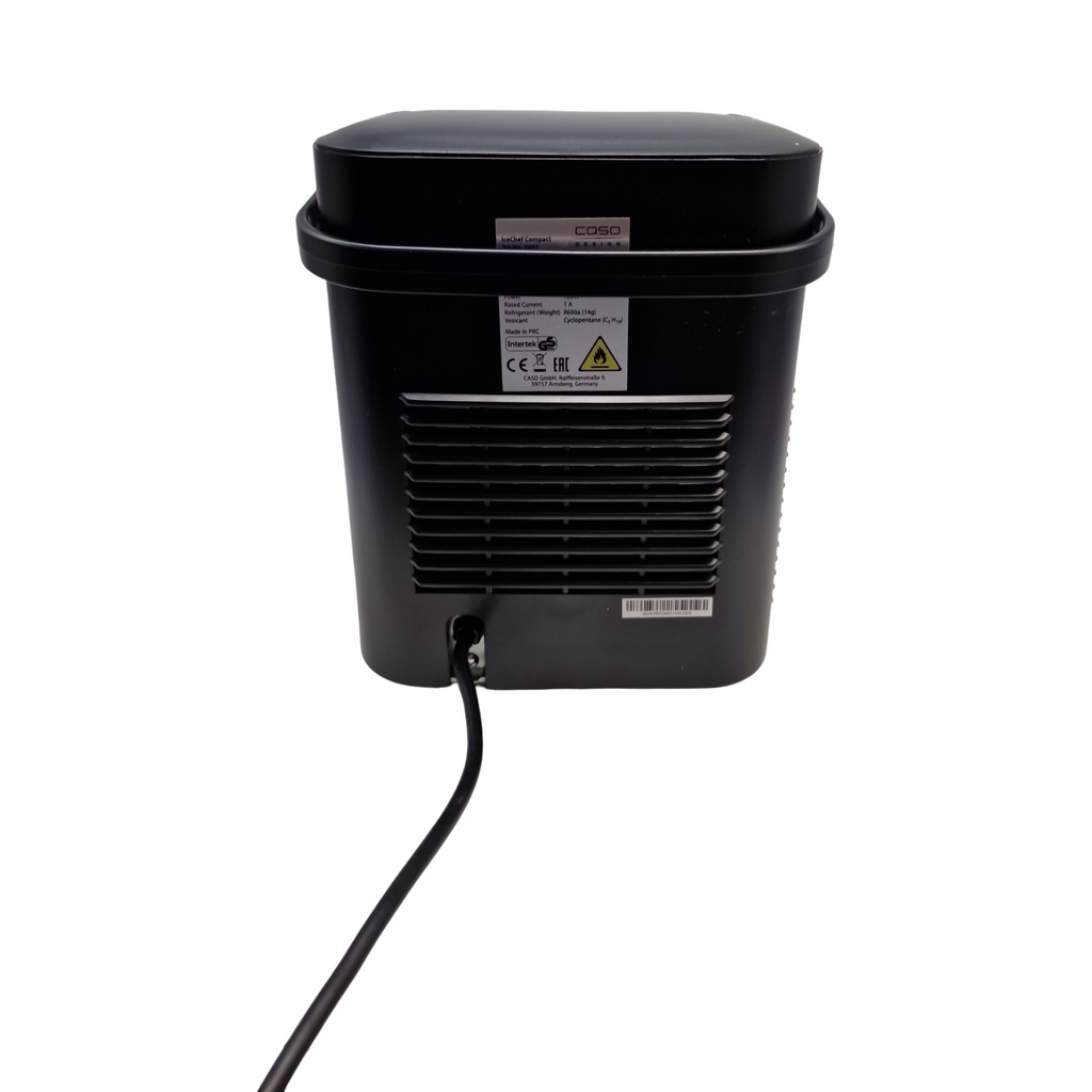 Caso IceChef Compact Eiswürfelmaschine schnelle Eiswürfel hygienische Selbstreinigungsfunktion 1L Wassertank