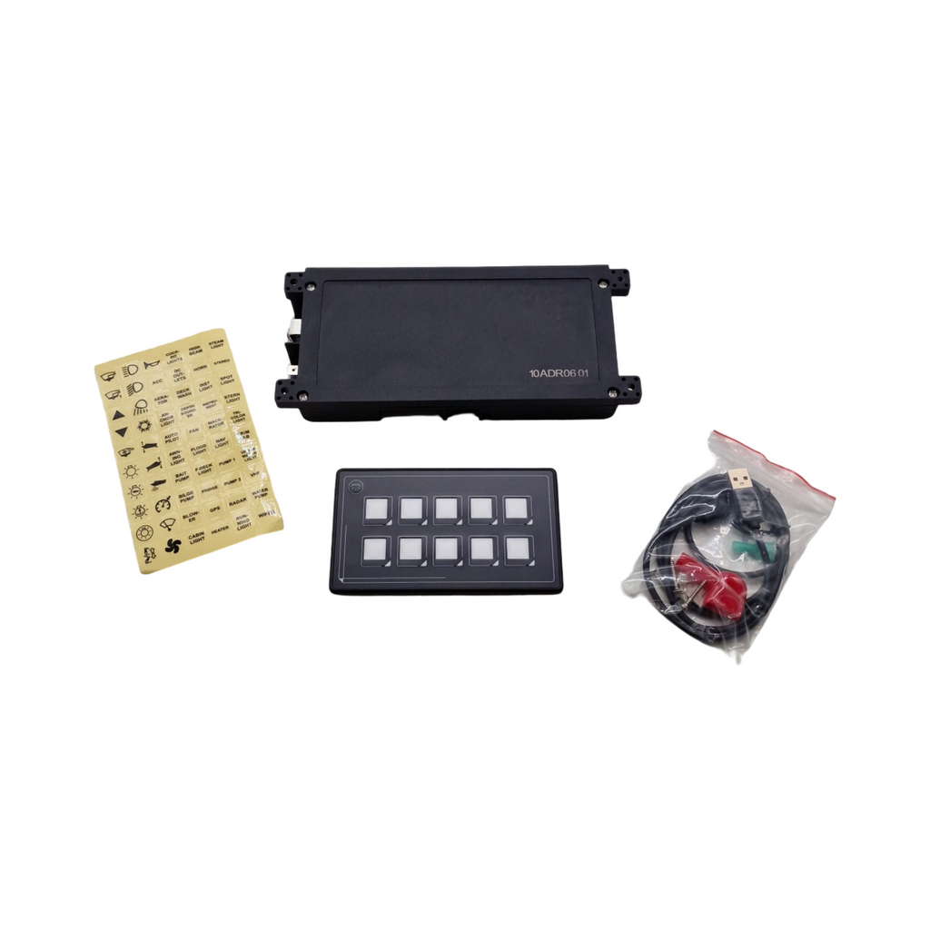 Toutch-Schalttafel Membransteuerung 10P Bluetooth-APP-Steuerung mit LED-Hintergrundbeleuchtung Touch Eingebautes PP