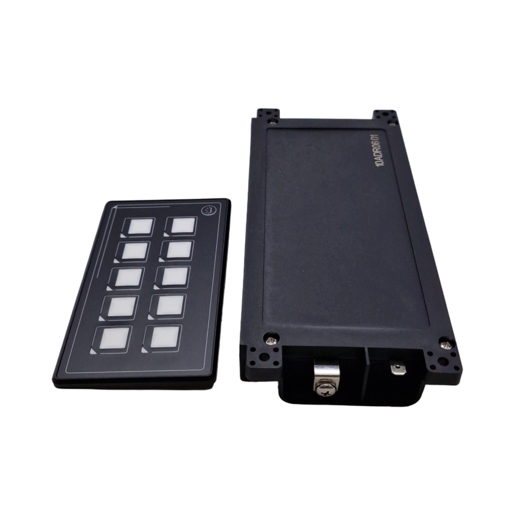 Toutch-Schalttafel Membransteuerung 10P Bluetooth-APP-Steuerung mit LED-Hintergrundbeleuchtung Touch Eingebautes PP