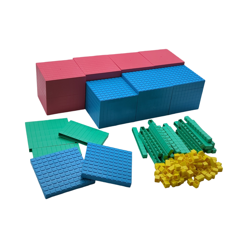 WISSNER AKTIV lernen Set Dezimalrechenmaterial RE-Plastic Klasse 184-teilig