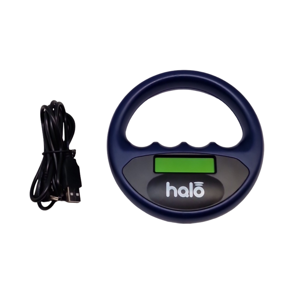 Halo Microchip Scanner Blau