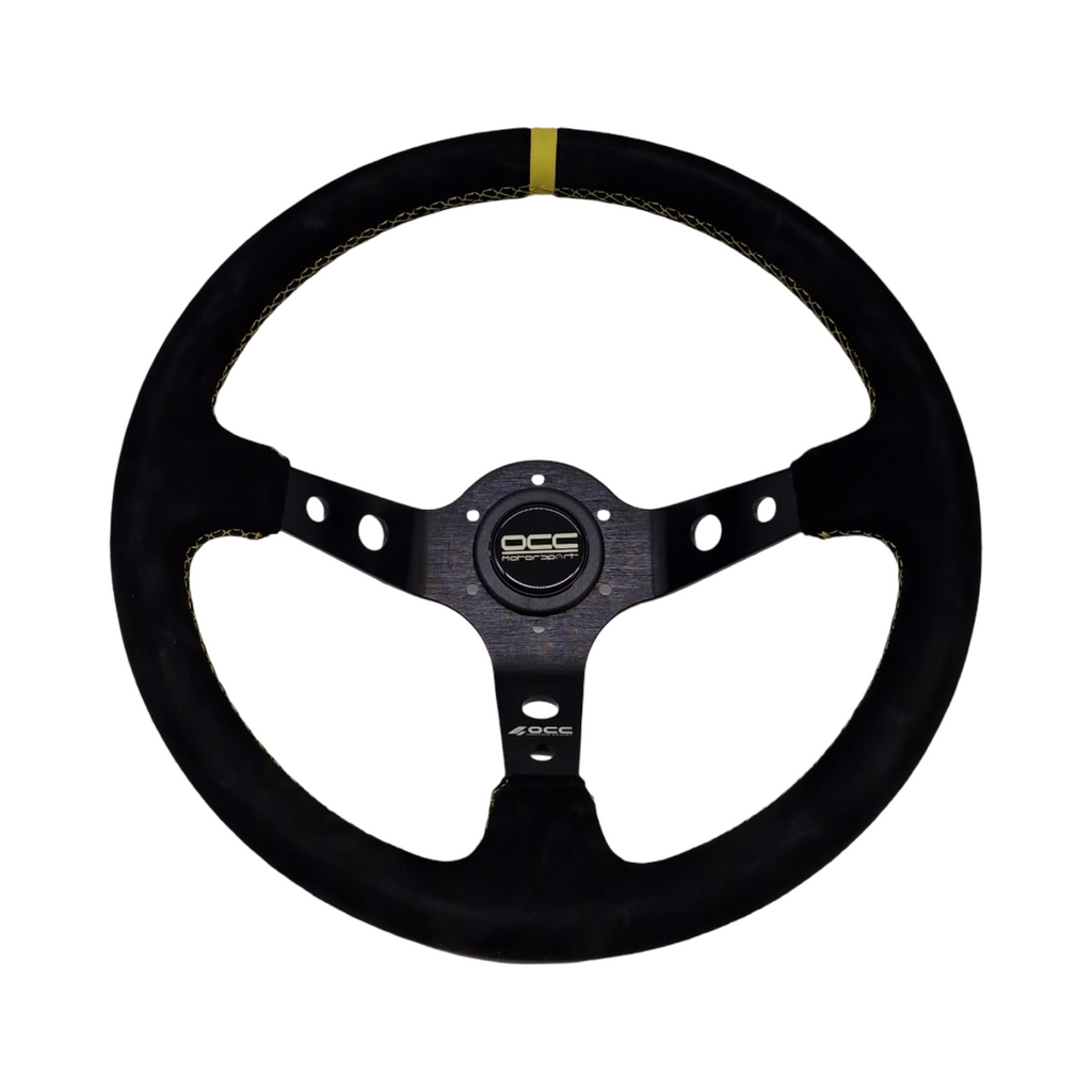 OCC MOTOR SPORT Lenkrad Offset Alcantara Schwarz 90mm 350mm Modell Track
