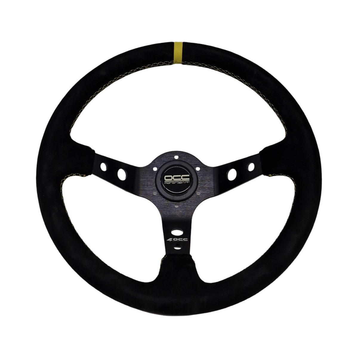 OCC MOTOR SPORT Lenkrad Offset Alcantara Schwarz 90mm 350mm Modell Track