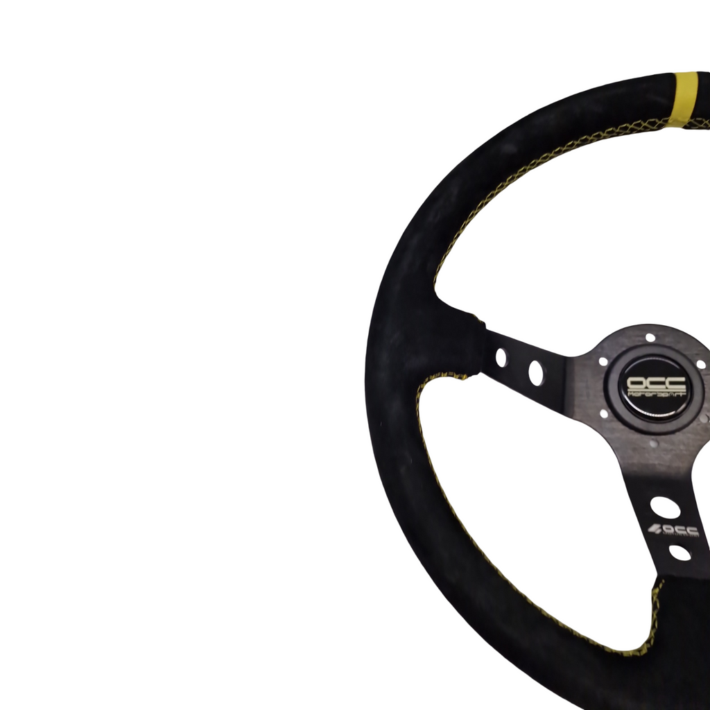 OCC MOTOR SPORT Lenkrad Offset Alcantara Schwarz 90mm 350mm Modell Track