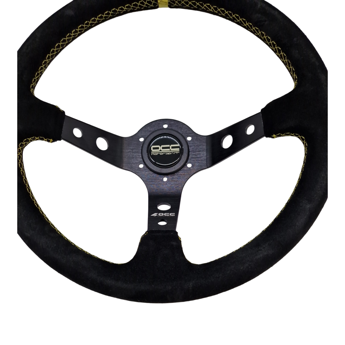 OCC MOTOR SPORT Lenkrad Offset Alcantara Schwarz 90mm 350mm Modell Track