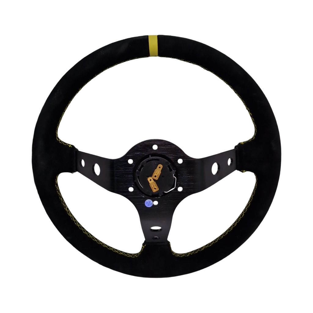 OCC MOTOR SPORT Lenkrad Offset Alcantara Schwarz 90mm 350mm Modell Track