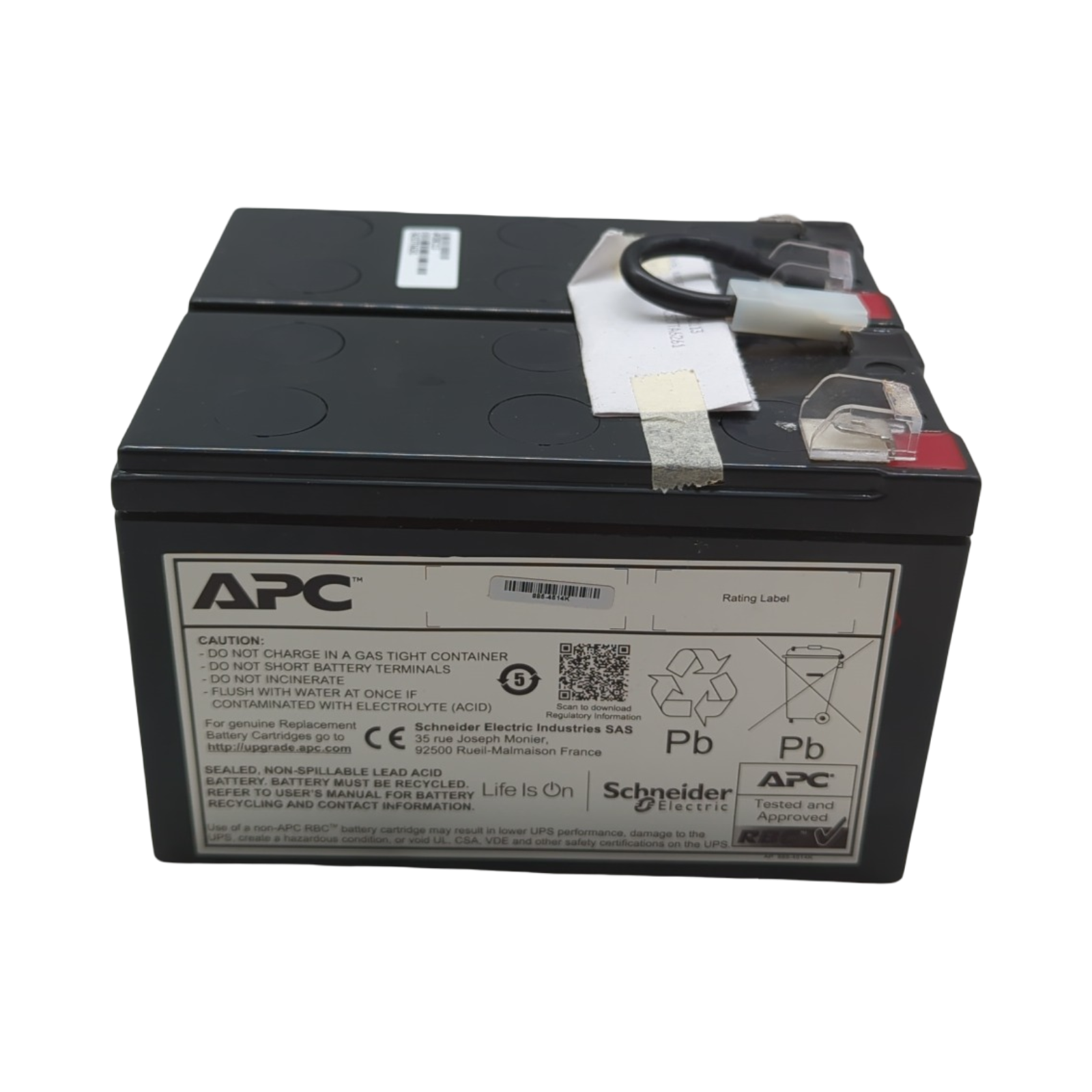 APC APCRBC113 USV-Ersatzbatterie plombierte Bleisäure OEM schwarz