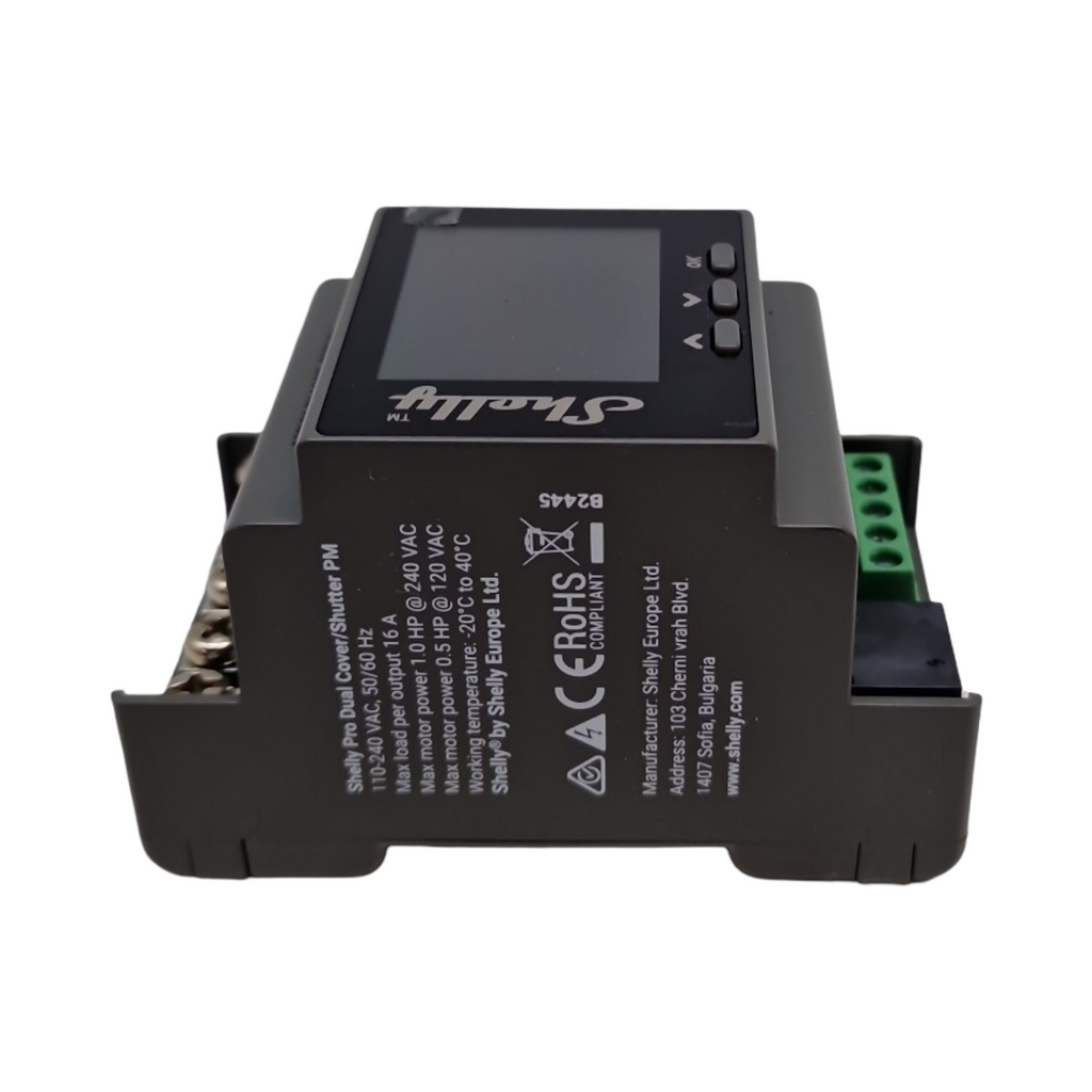 Shelly Pro Dual Cover Shutter PM Smart Jalousien Controller DIN-Schiene LAN WLAN 16A Hausautomation