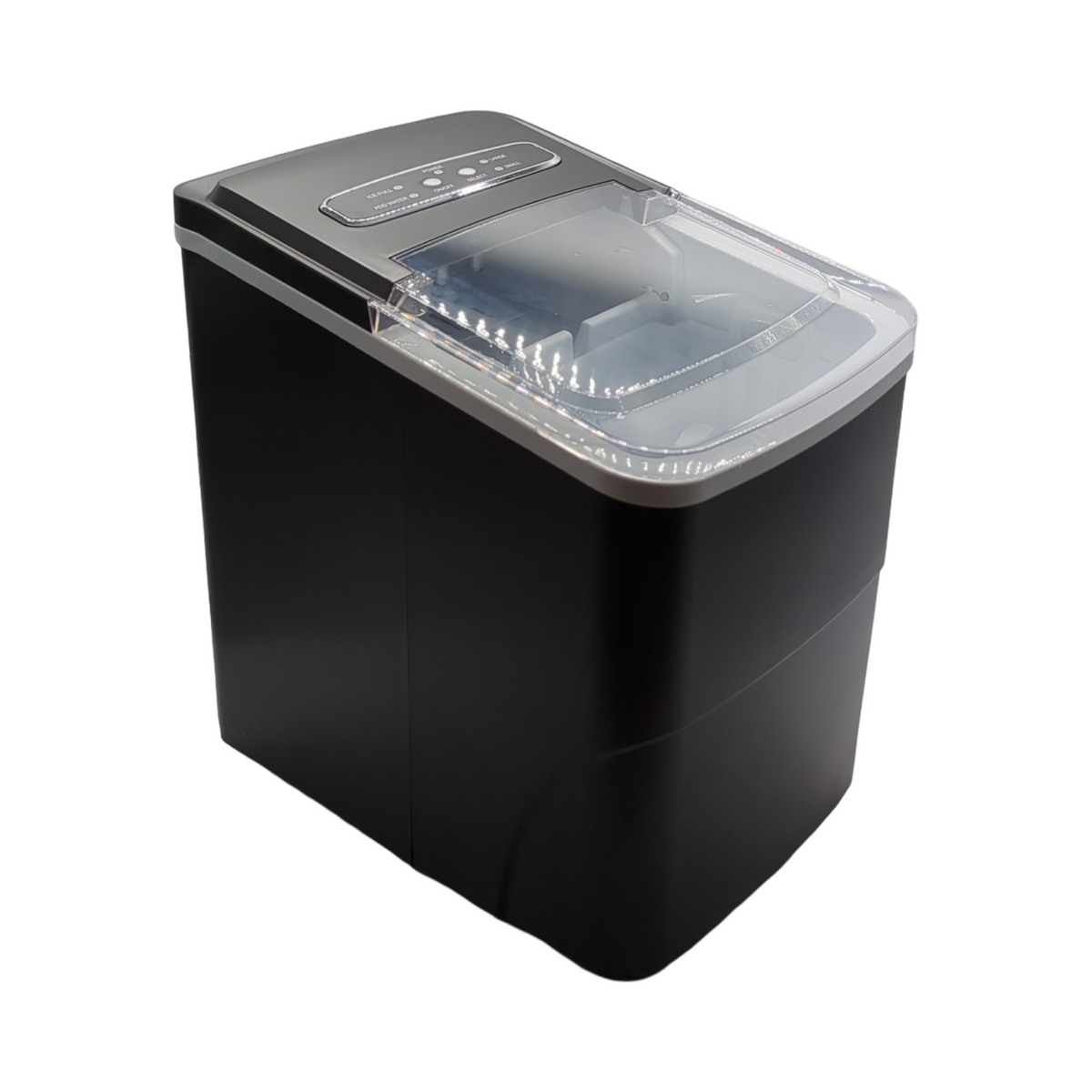 Eiswürfelmaschine kompakt tragbar automatischer Eisbereiter 12kg pro 24h für Haus Küche Bar