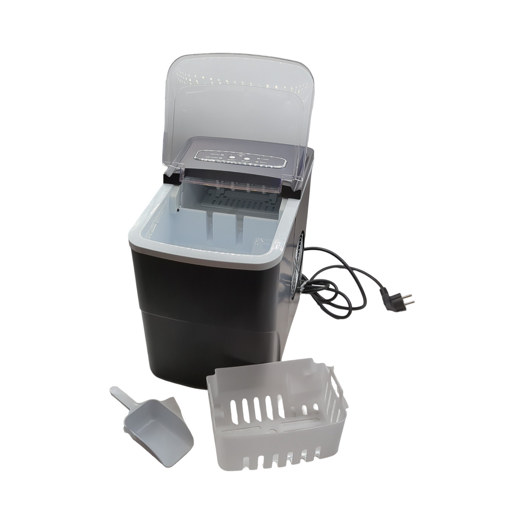 Eiswürfelmaschine kompakt tragbar automatischer Eisbereiter 12kg pro 24h für Haus Küche Bar