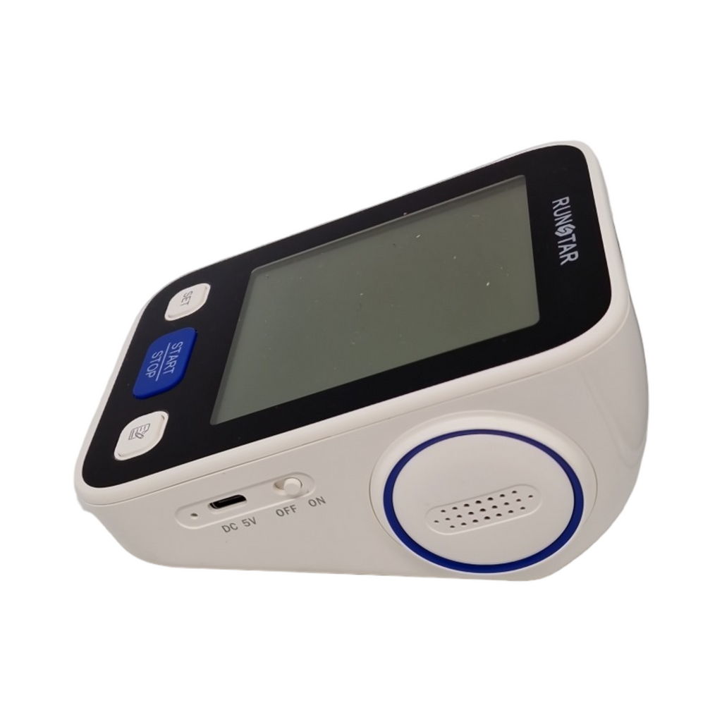 RunStar Blutdruckmessgerät Oberarm digital automatisch breite Manschette 22-42 cm Heimgebrauch