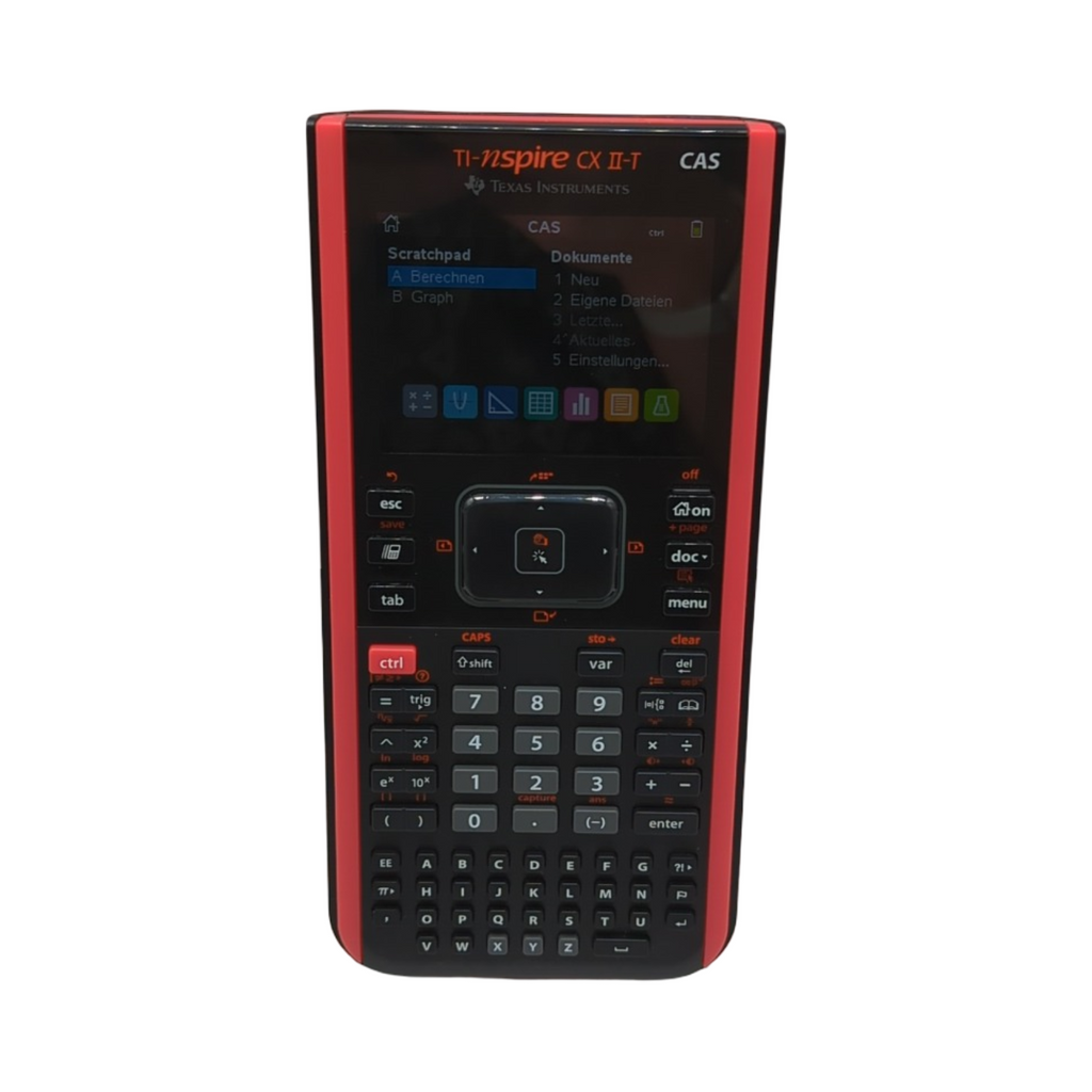 Texas Instruments Ti-Nspire CX II-T CAS Grafikrechner Schwarz Rot 90MB