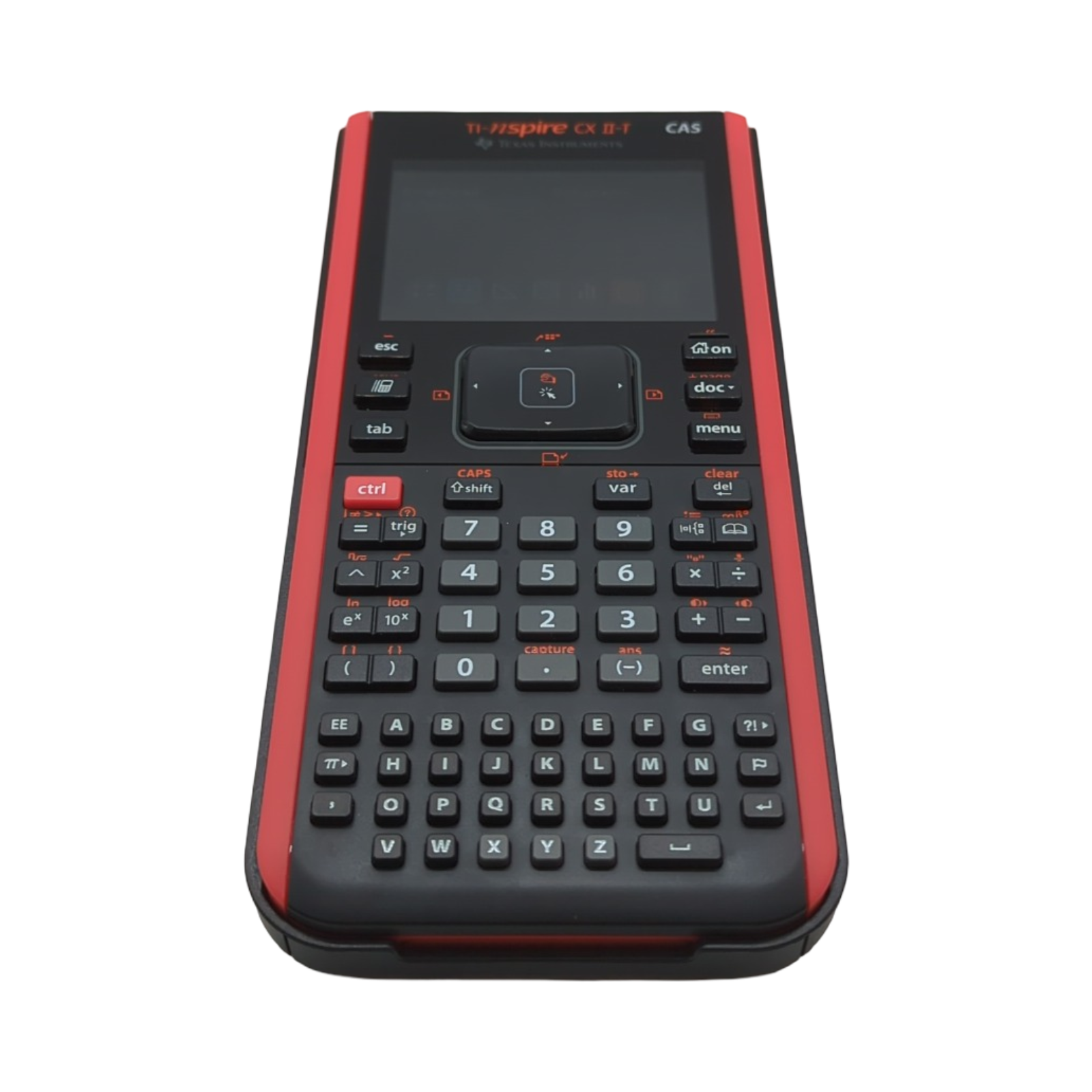 Texas Instruments Ti-Nspire CX II-T CAS Grafikrechner Schwarz Rot 90MB