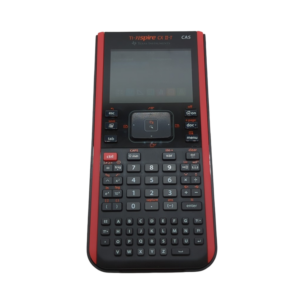 Texas Instruments Ti-Nspire CX II-T CAS Grafikrechner Schwarz Rot 90MB