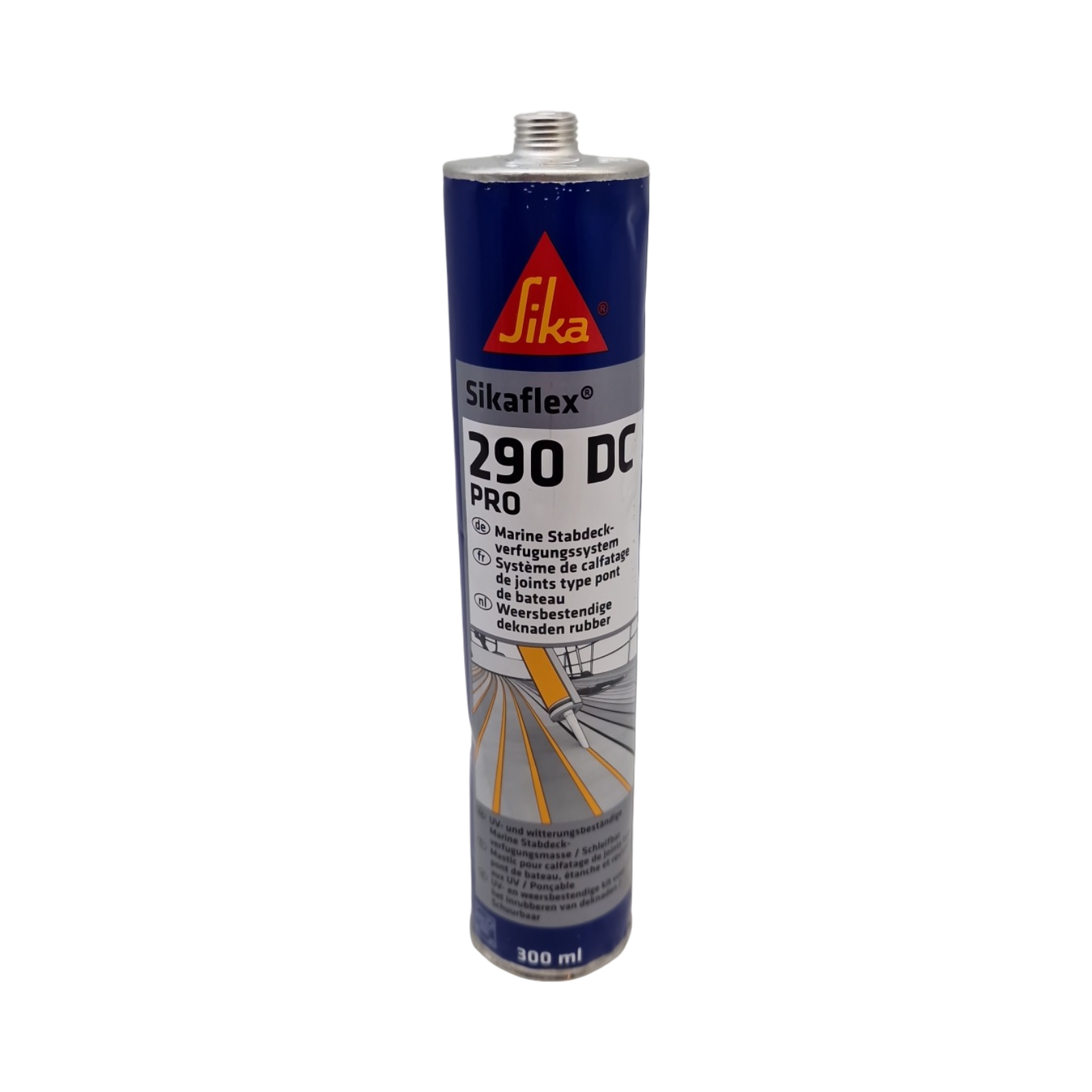 Sika Sikaflex-290 DC PRO Stabdeckverfugungsmasse Schwarz leicht schleifbar für Schiffbau 300ml