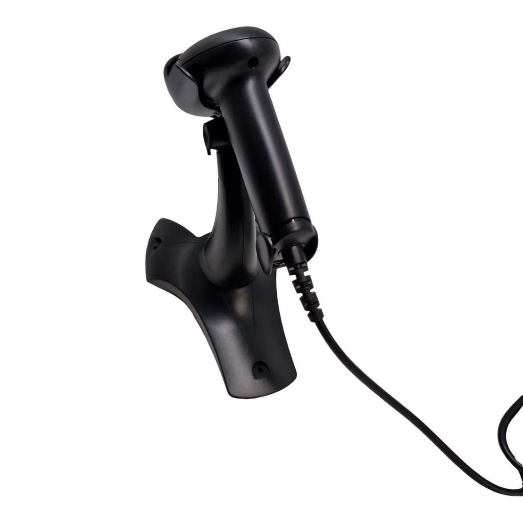 Eyoyo 1D 2D QR Barcode Scanner Handscanner USB kabelgebunden mit Stand für Inventar Au