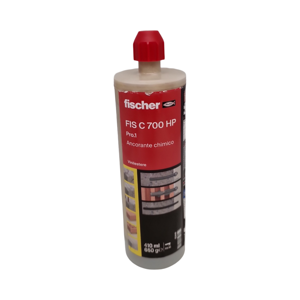 Fischer FIS C 700 HP Pro.1 Hybrid-Harzchemikaliendübel Zwei-Komponenten-Spritzanker für Schlitzbeton und Mauerwerk