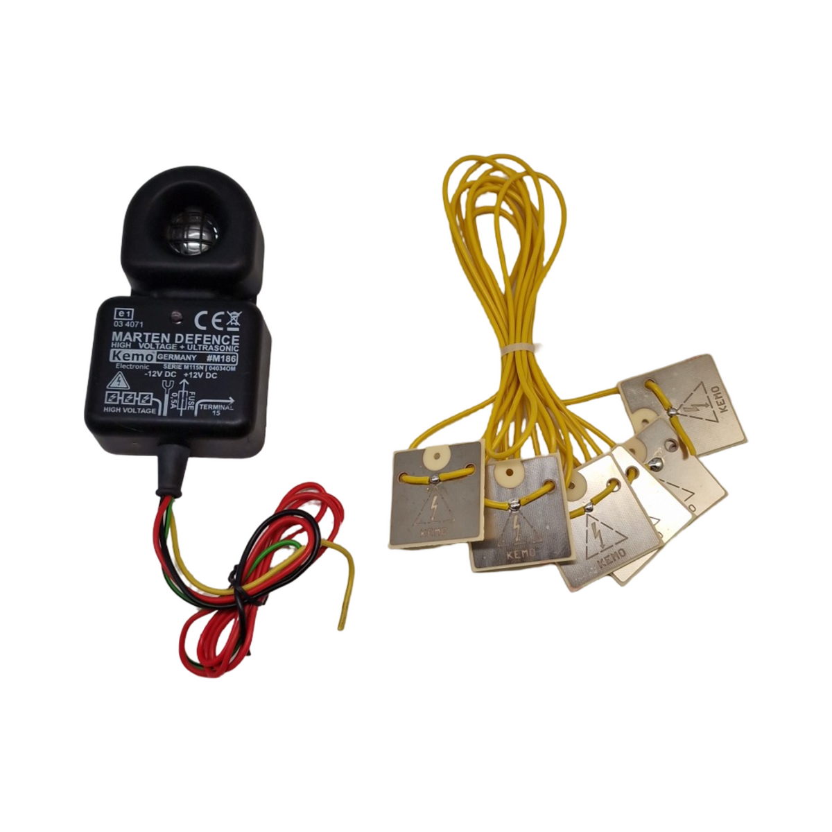 Kemo M186 Marderabwehrgerät für Kraftfahrzeuge elektrisch 12V Hochspannungsplättchen