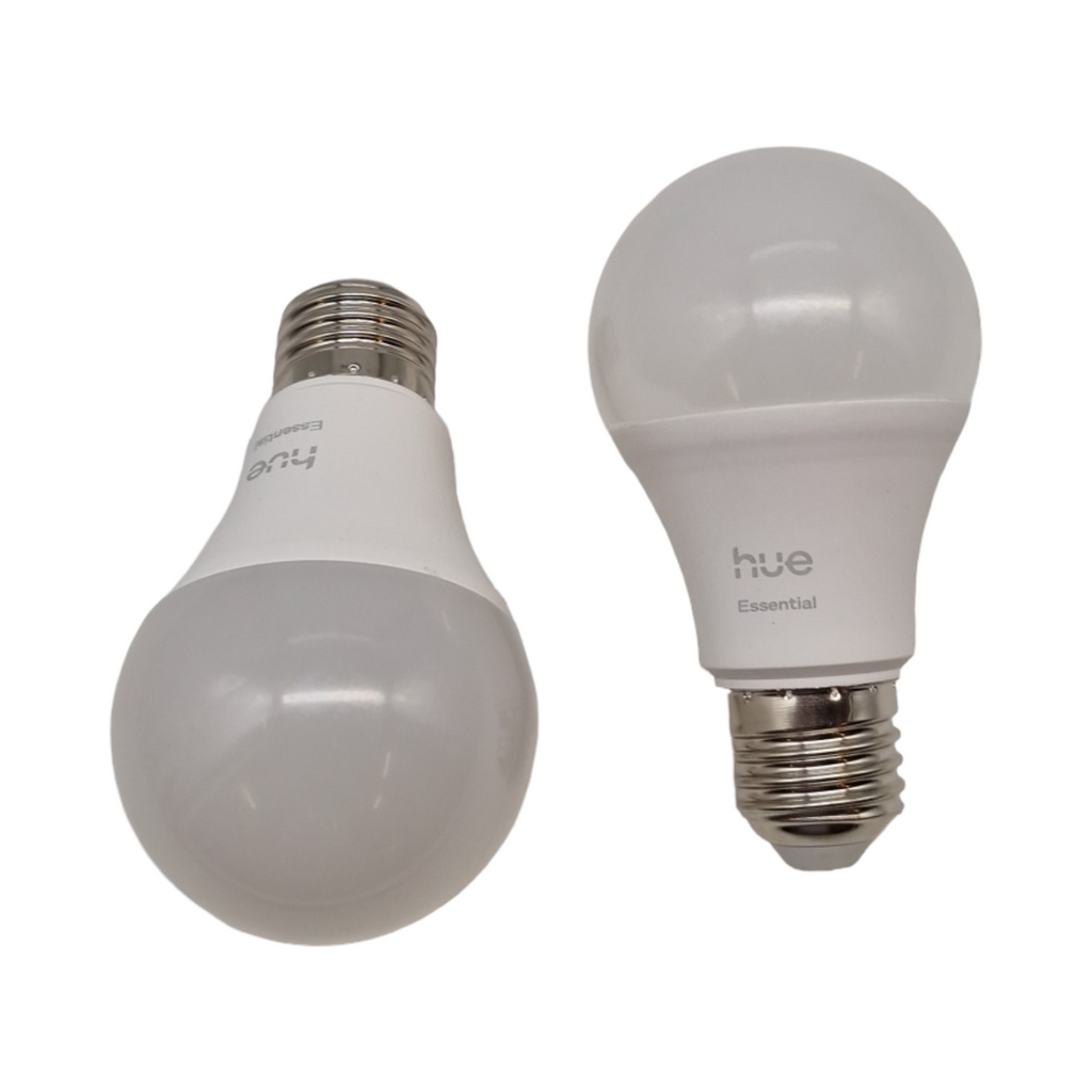 Philips Hue Essential A60 LED Lampe E27 Weiß Farbwechsel dimmbar 8W 806 Lumen 4er Pack