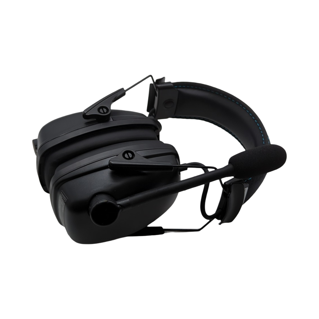 Howard Leight Sync Wireless Kapselgehörschutz kabellos Bluetooth Mikrofon Windschutz USB-Kabel schwarz