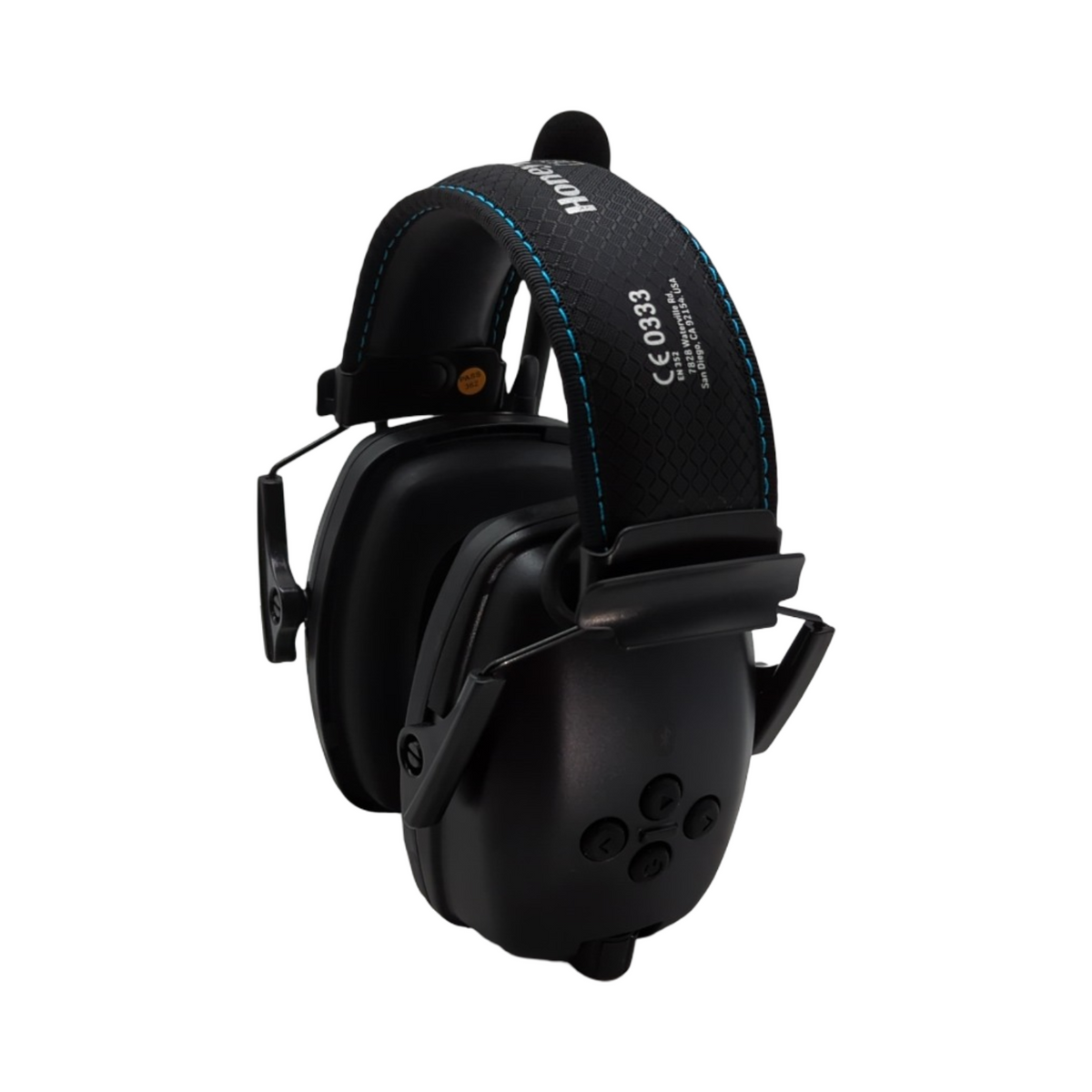 Howard Leight Sync Wireless Kapselgehörschutz kabellos Bluetooth Mikrofon Windschutz USB-Kabel schwarz