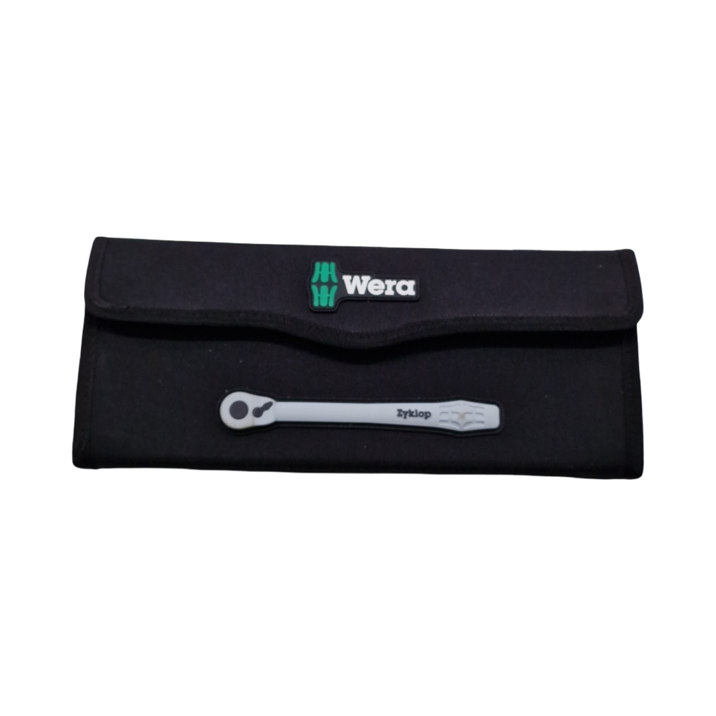 Wera 8100 SC 8 Ratschen-Set Zyklop Metal mit Umschalthebel 1/2 Zoll metrisch 28-teilig