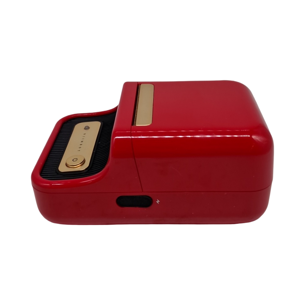 NIIMBOT B21 Etikettendrucker mit 1 Klebebandrolle 5cm Rot