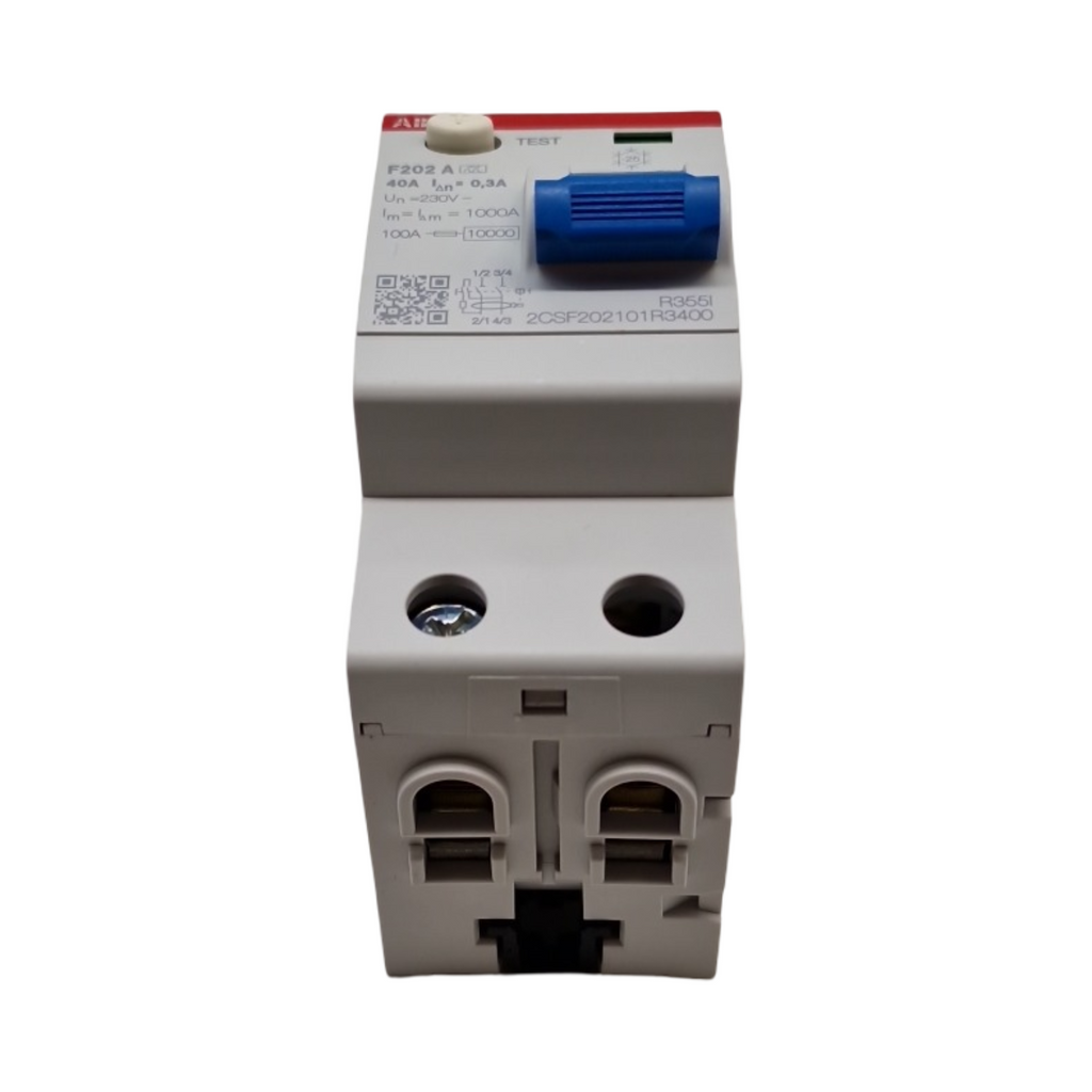 ABB F202 A-40/0.3 Fehlerstrom-Schutzschalter 2P Typ A 300 mA 40A 2CSF202101R3400 300 mA 40