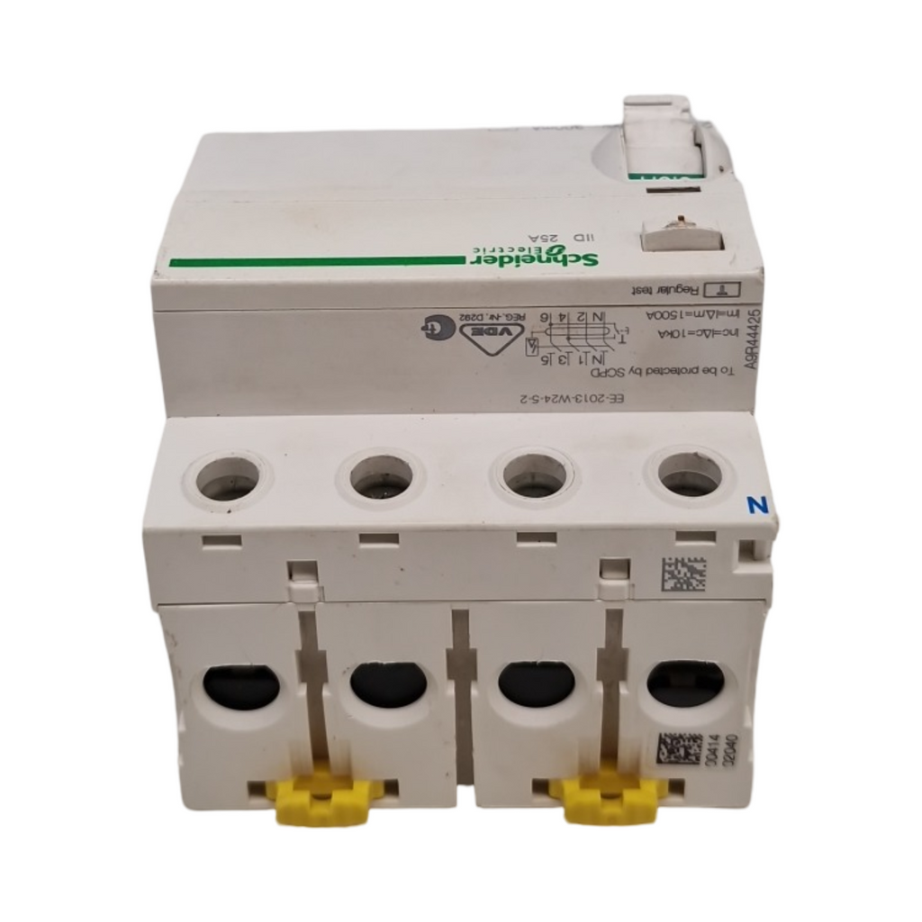 Schneider Electric a9z05425 Fehlerstromschutzschalter 4-polig 25A 300mA AC Schneider Electric a9z05425 Fehlerstromschutzschalter, 4P, 25 300 mA, AC