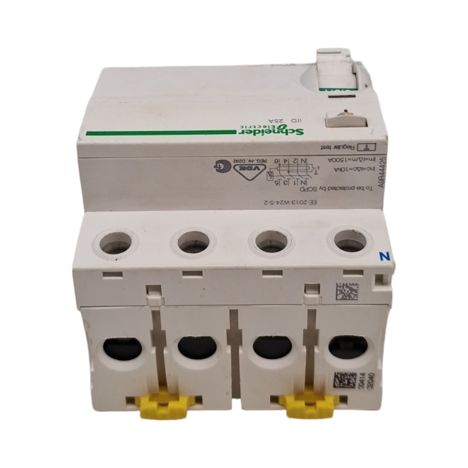 Schneider Electric a9z05425 Fehlerstromschutzschalter 4-polig 25A 300mA AC Schneider Electric a9z05425 Fehlerstromschutzschalter, 4P, 25 300 mA, AC